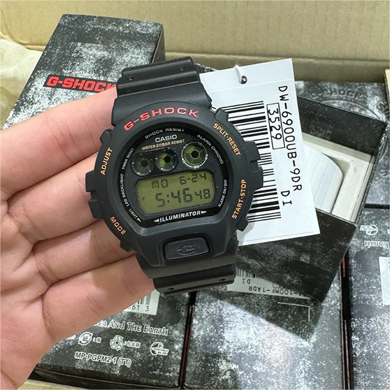 Casio G-Shock Digital Casual Black Men’s Watch- DW-6900UB-9